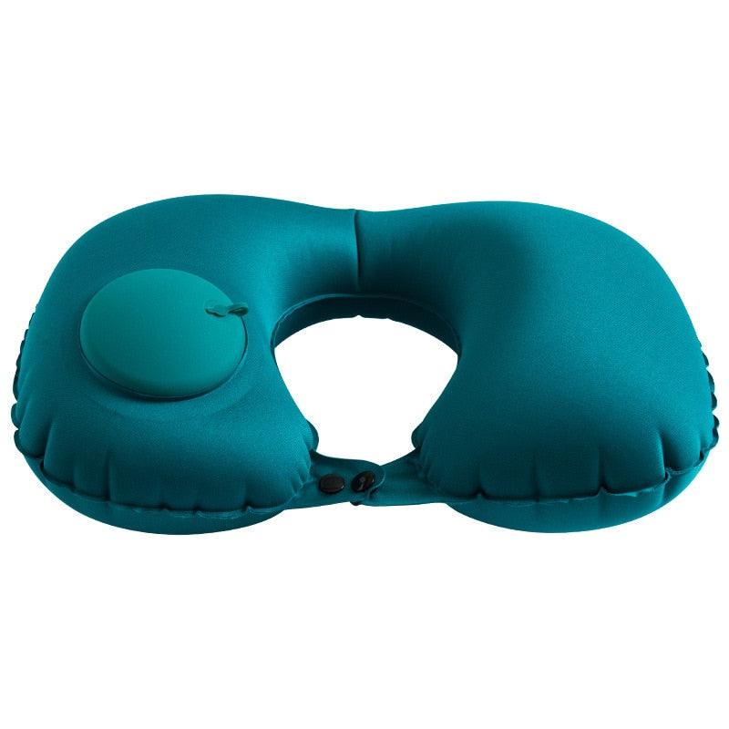 U-Shape Travel Pillow For Airplane Inflatable Neck Pillow Travel Accessories Comfortable Sleep Pillows Travel Accessories Comfortable Sleep Pillows Inflatable Neck Pillow Inflatable U Shaped Travel Pillow Car Head Neck Rest Air Cushion For Travel
