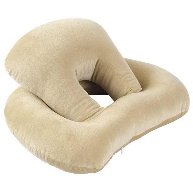 U-Shaped Desk Nap Pillow Neck Supporter Seat Cushion Headrest Travel Airplane Nap Pad  with Arm Rest Travel Pillow for Neck and Head  Comfort for Airplane Car and Desk Memory Foam Neck Pillow, Travel Pillow for Airplanes Car Camping Office School