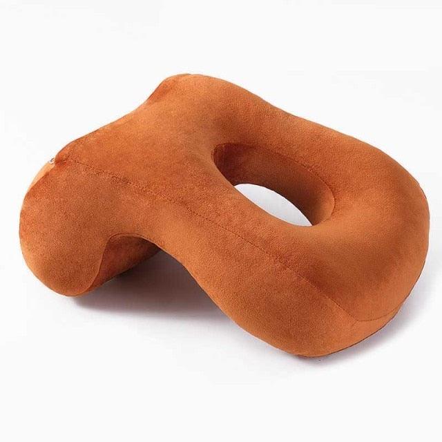 U-Shaped Desk Nap Pillow Neck Supporter Seat Cushion Headrest Travel Airplane Nap Pad  with Arm Rest Travel Pillow for Neck and Head  Comfort for Airplane Car and Desk Memory Foam Neck Pillow, Travel Pillow for Airplanes Car Camping Office School