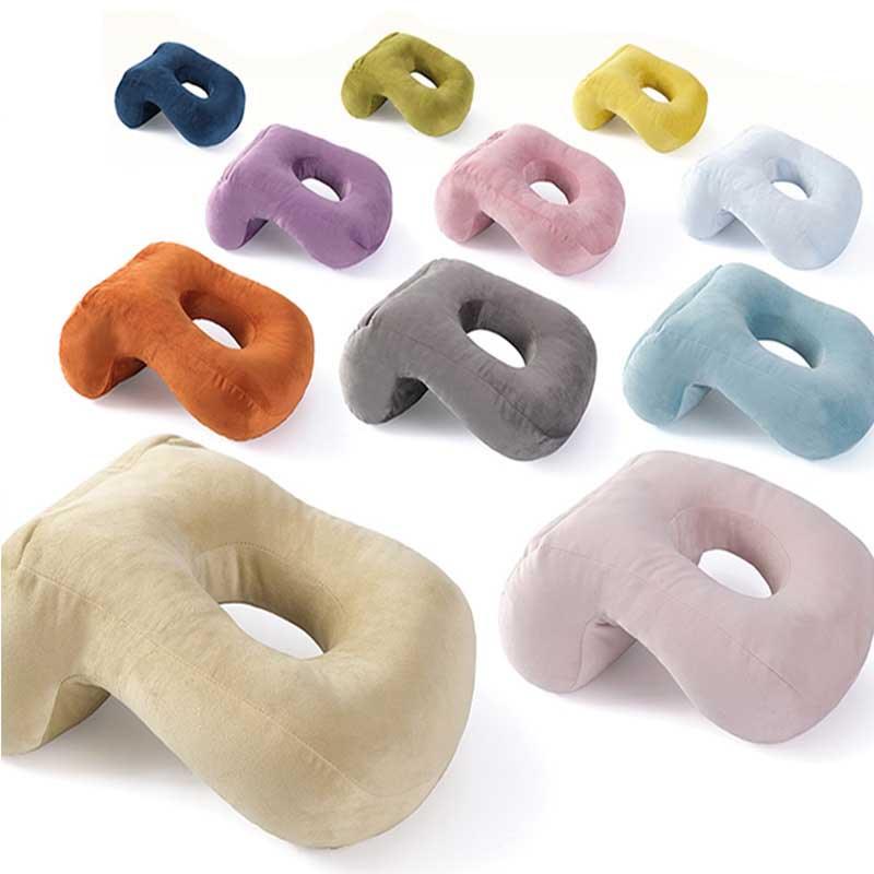 U-Shaped Desk Nap Pillow Neck Supporter Seat Cushion Headrest Travel Airplane Nap Pad  with Arm Rest Travel Pillow for Neck and Head  Comfort for Airplane Car and Desk Memory Foam Neck Pillow, Travel Pillow for Airplanes Car Camping Office School