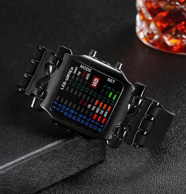 Elite Men's LED Sports Watch
