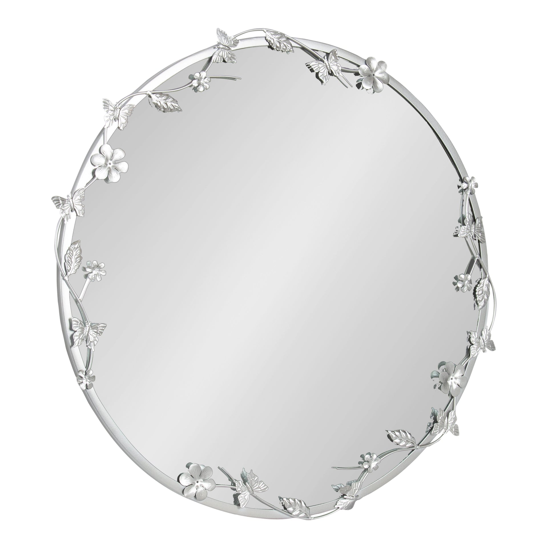 Rosella Floral Wall Mirror Metal