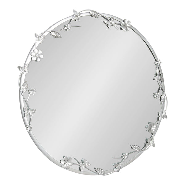 Rosella Floral Wall Mirror Metal