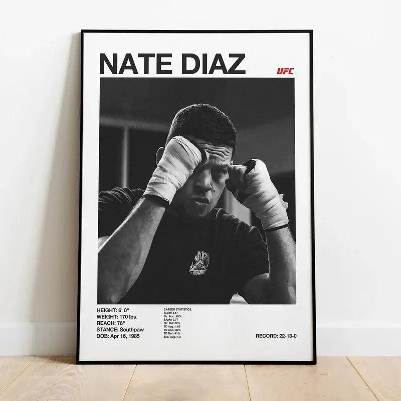 Monochrome UFC Canvas Prints