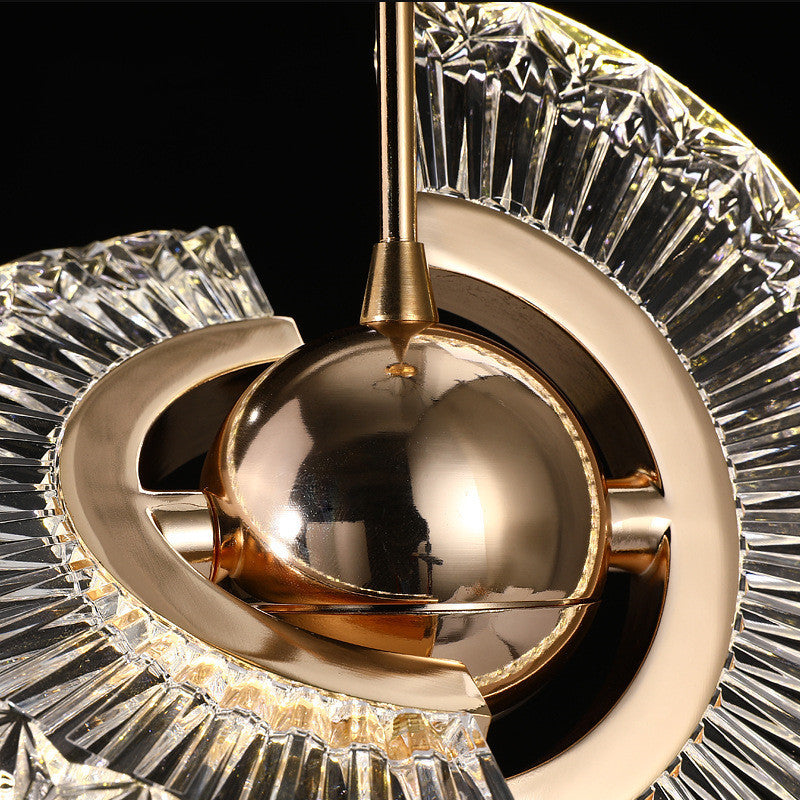Gold Zinc Alloy Chandelier