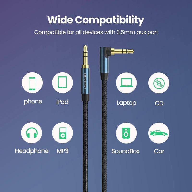 HI-FI 3.5mm Aux Cable Male to Male Audio Jack Cable For Car Headphone Mobile Phone