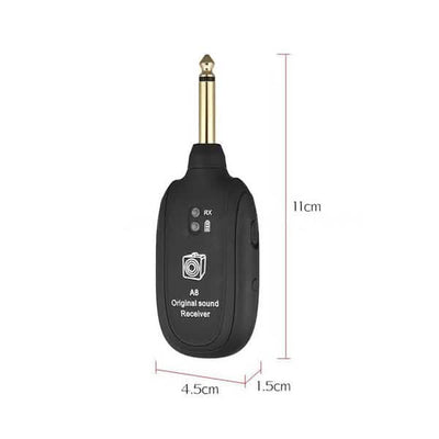 UHF Guitar Wireless System Transmitter Receiver