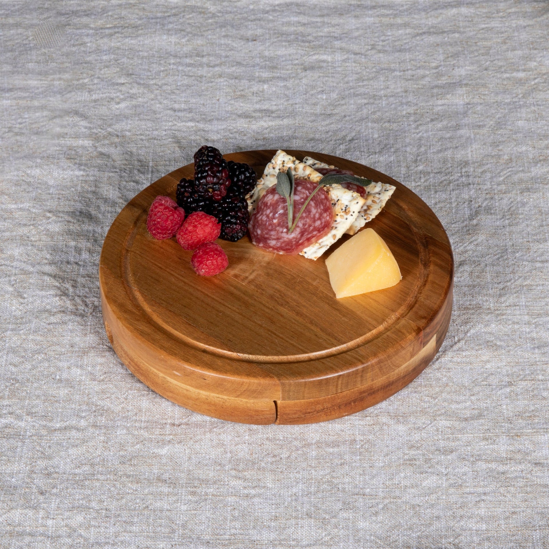 Acacia Brie Cheese Cutting Board & Tools Set Picnic Time Family of Brands