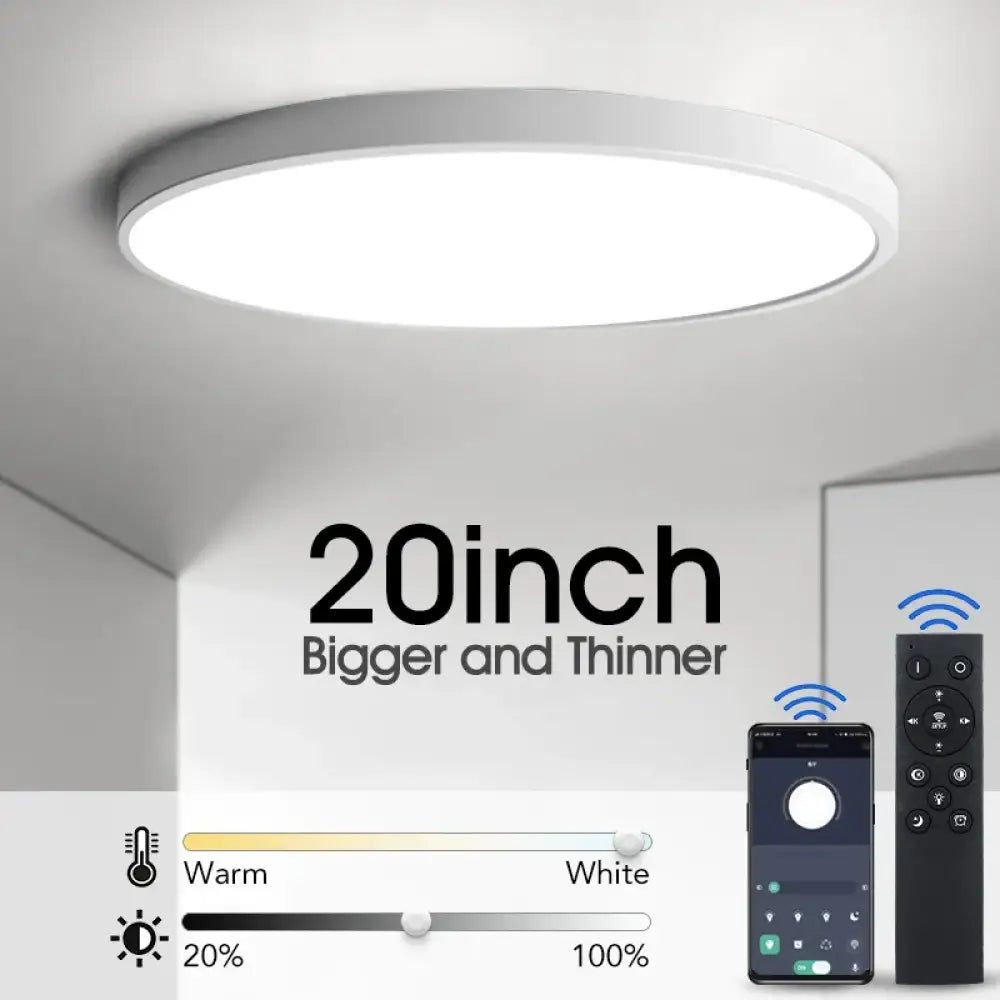 Ultra LED Dimmable Ceiling Light | Modern Interior Lighting