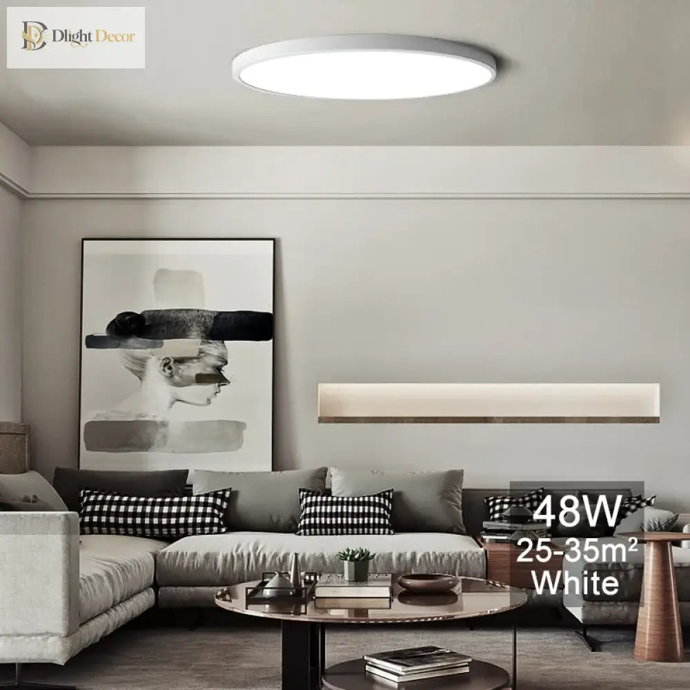 Ultra LED Dimmable Ceiling Light | Modern Interior Lighting