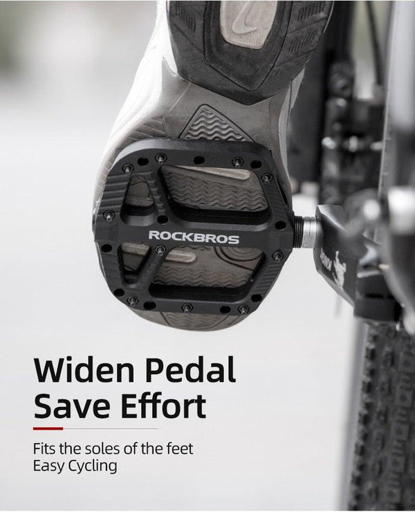 Ultralight Seal Bearings Bicycle Bike Pedals Cycling Nylon Road Pedals Flat Platform Bicycle Parts Accessories Pedals Mountain Bike Pedals Lightweight Nylon Fiber Bicycle Platform Pedals For Mountain Bike