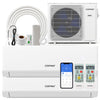 UltrEco Series 18000 BTU 2 Zone 22 SEER2 Mini Split Air Conditioner Wifi Enabled with Heat Pump-9K + 12K