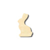 Unfinished Wood Easter Bunny Shape - Craft - up to 46" DIY - 3" / 1/8"