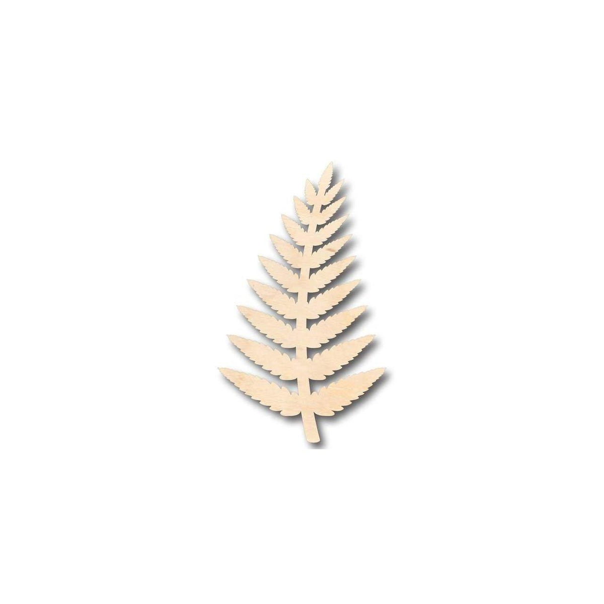 Unfinished Wood Fern Shape - Plants - Craft - up to 46