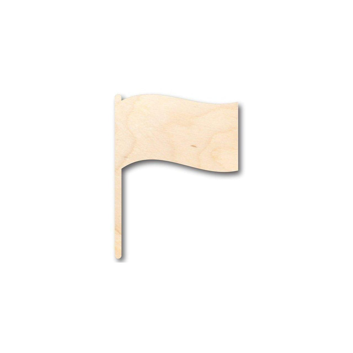 Unfinished Wood Flag Shape - Firefighter - Patriotic - 4th of July - Craft - up to 46
