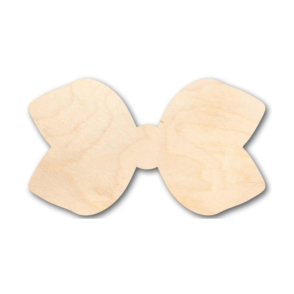 Unfinished Wood Hair Bow Shape - Craft - up to 46