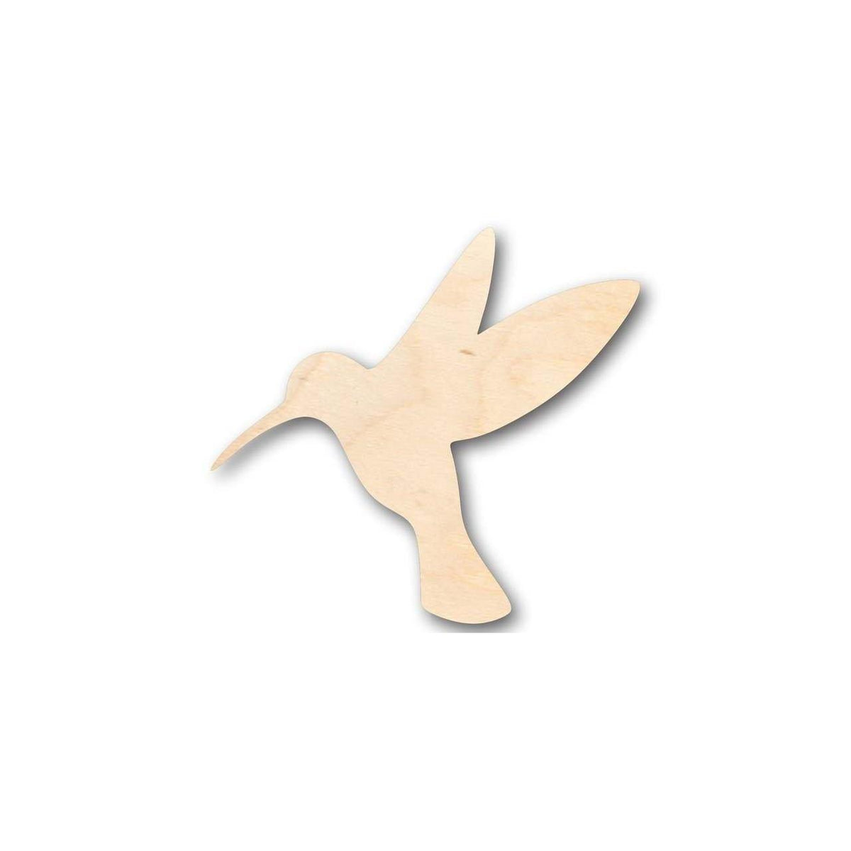 Unfinished Wood Hummingbird Shape - Bird Animal - Craft - up to 46