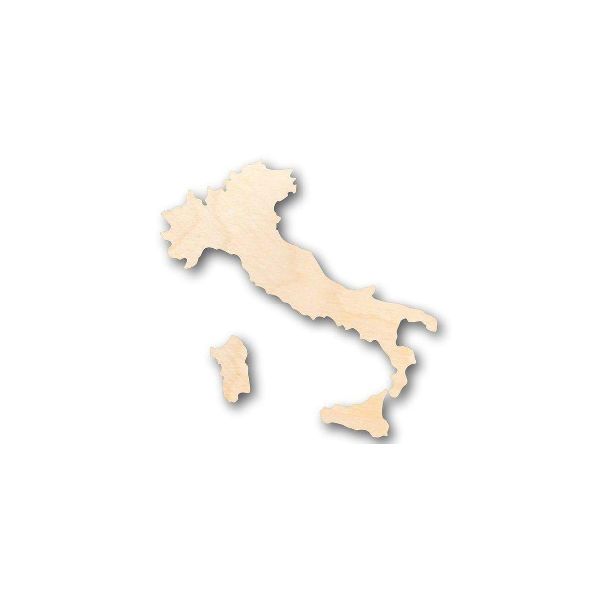 Unfinished Wood Italy Shape 3 Pieces - Country - Craft - up to 46