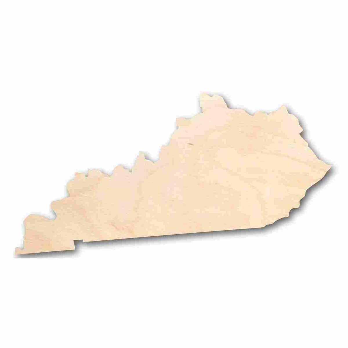 Unfinished Wood Kentucky Shape - State - Craft - up to 46
