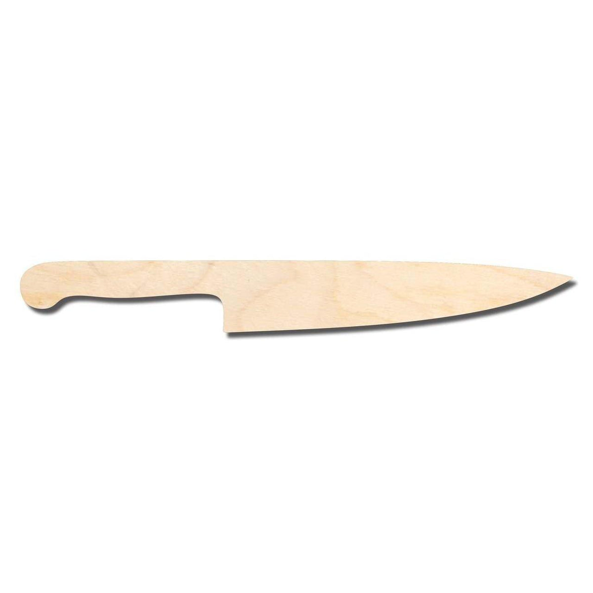 Unfinished Wood Knife Shape - Kitchen - Horror Halloween - Craft - up to 46