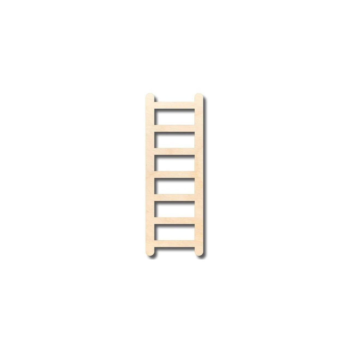 Unfinished Wood Ladder Shape - Fireman - Craft - up to 46
