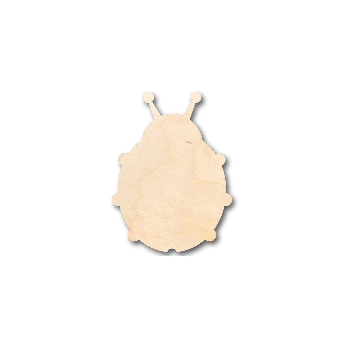 Unfinished Wood Ladybug Shape -Insect - Animal - Wildlife - Craft - up to 46