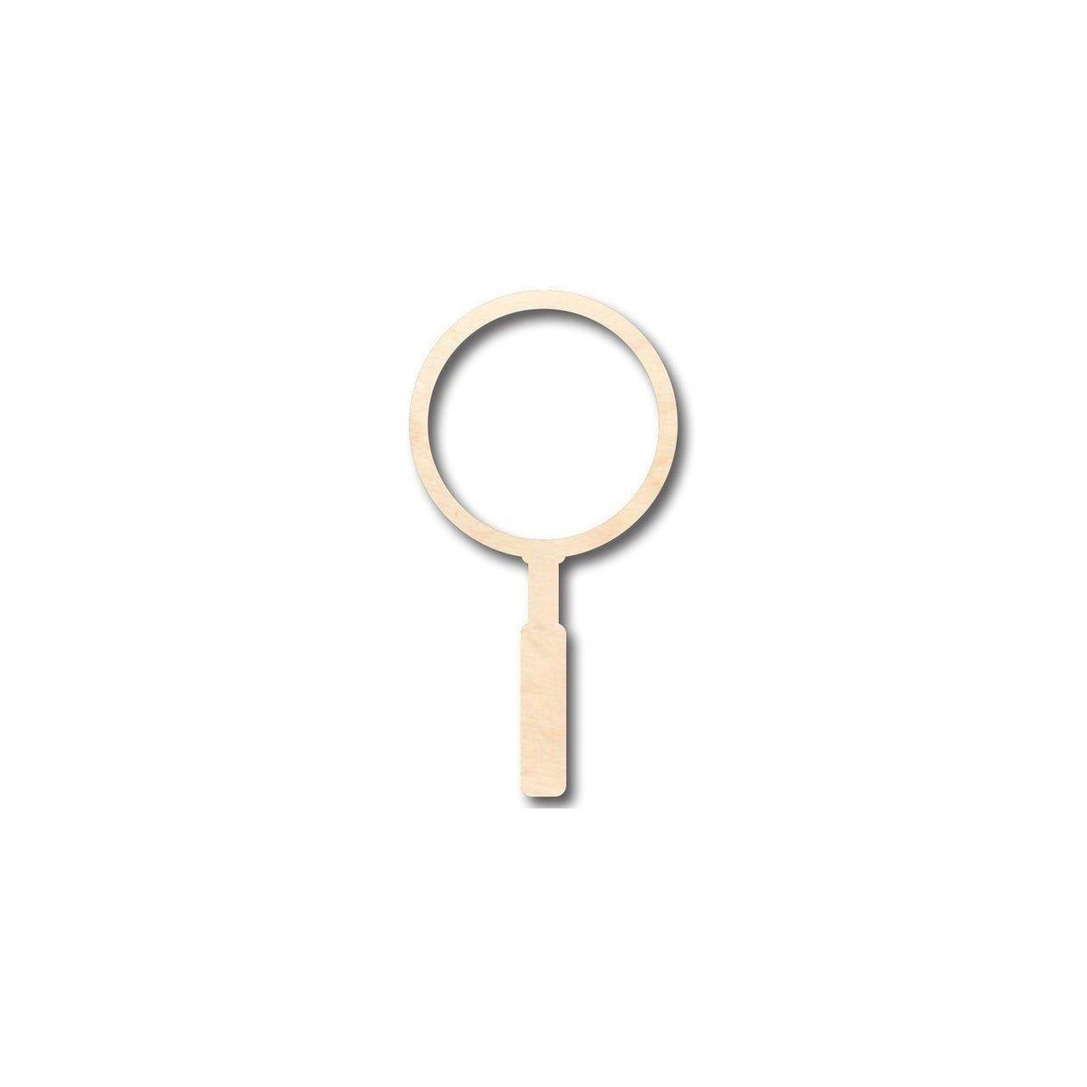 Unfinished Wood Magnifying Glass Shape - Detective - Craft - up to 46