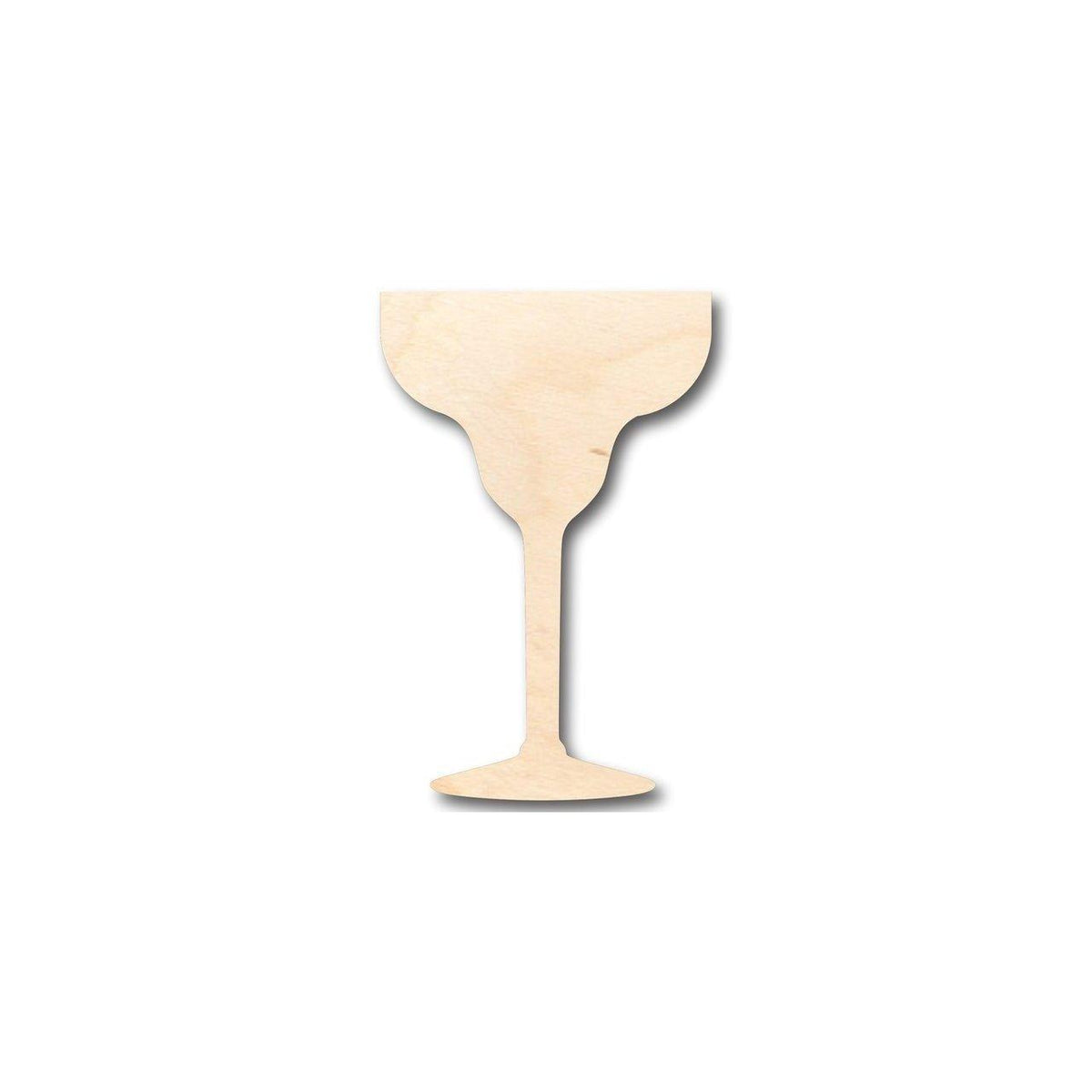 Unfinished Wood Margarita Shape - Bar - Craft - up to 46