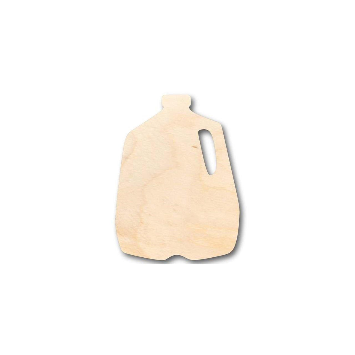 Unfinished Wood Milk Jug Shape - Kitchen - Food - Craft - up to 46