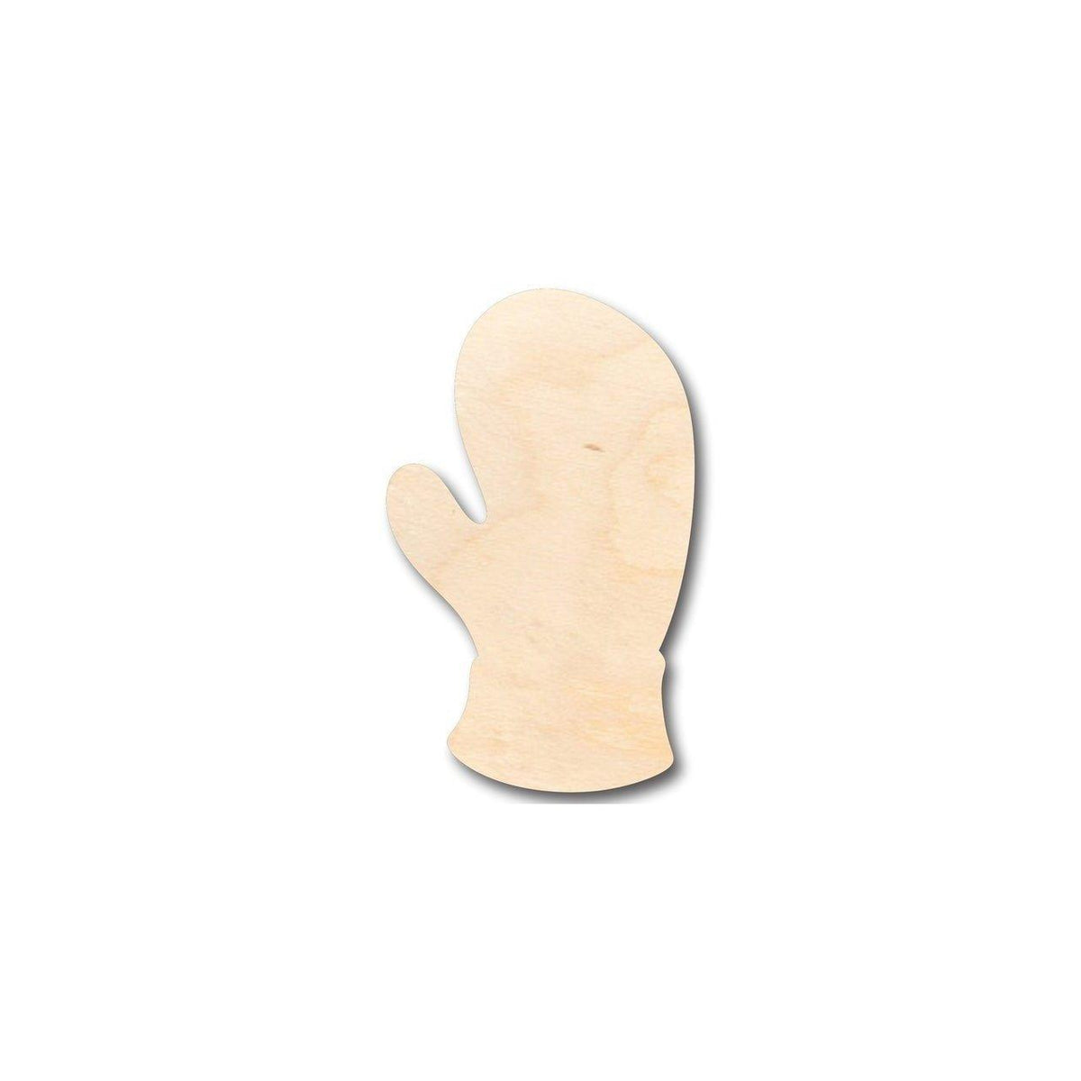 Unfinished Wood Mitten Shape - Winter - Craft - up to 46