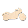 Unfinished Wood Motorcycle Shape - Biker - Craft - up to 46" DIY - 3" / 1/8"