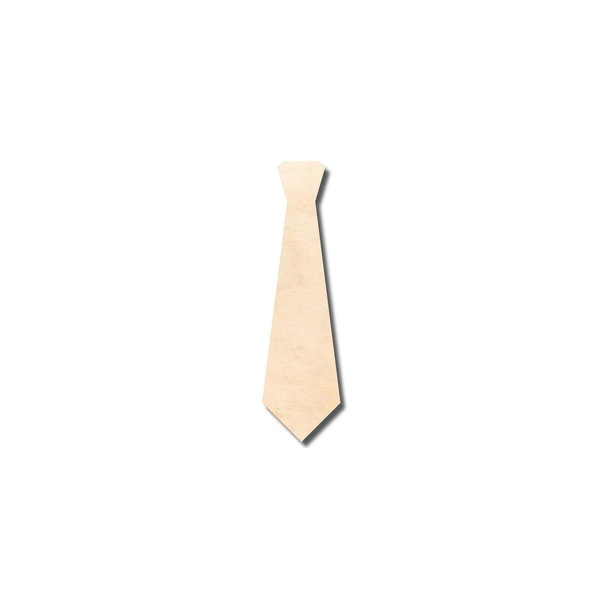Unfinished Wood Neck Tie Shape - Craft - up to 46