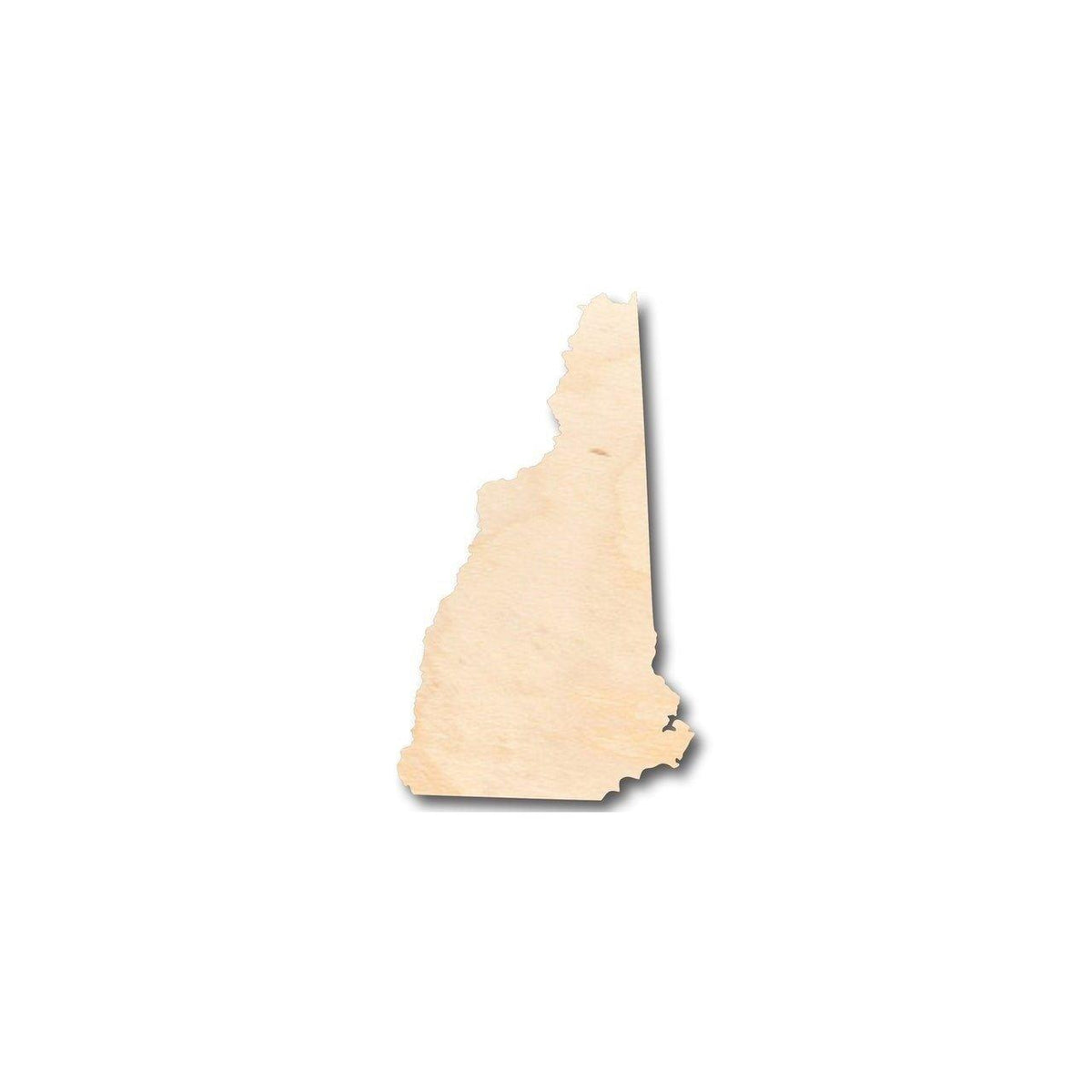 Unfinished Wood New Hampshire Shape - State - Craft - up to 46