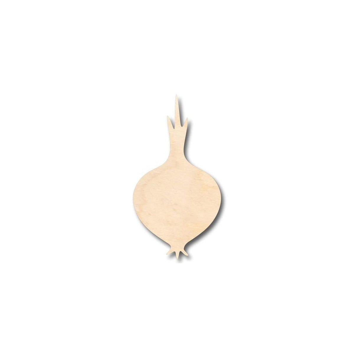 Unfinished Wood Onion Shape - Garden - Kitchen - Food - Craft - up to 46
