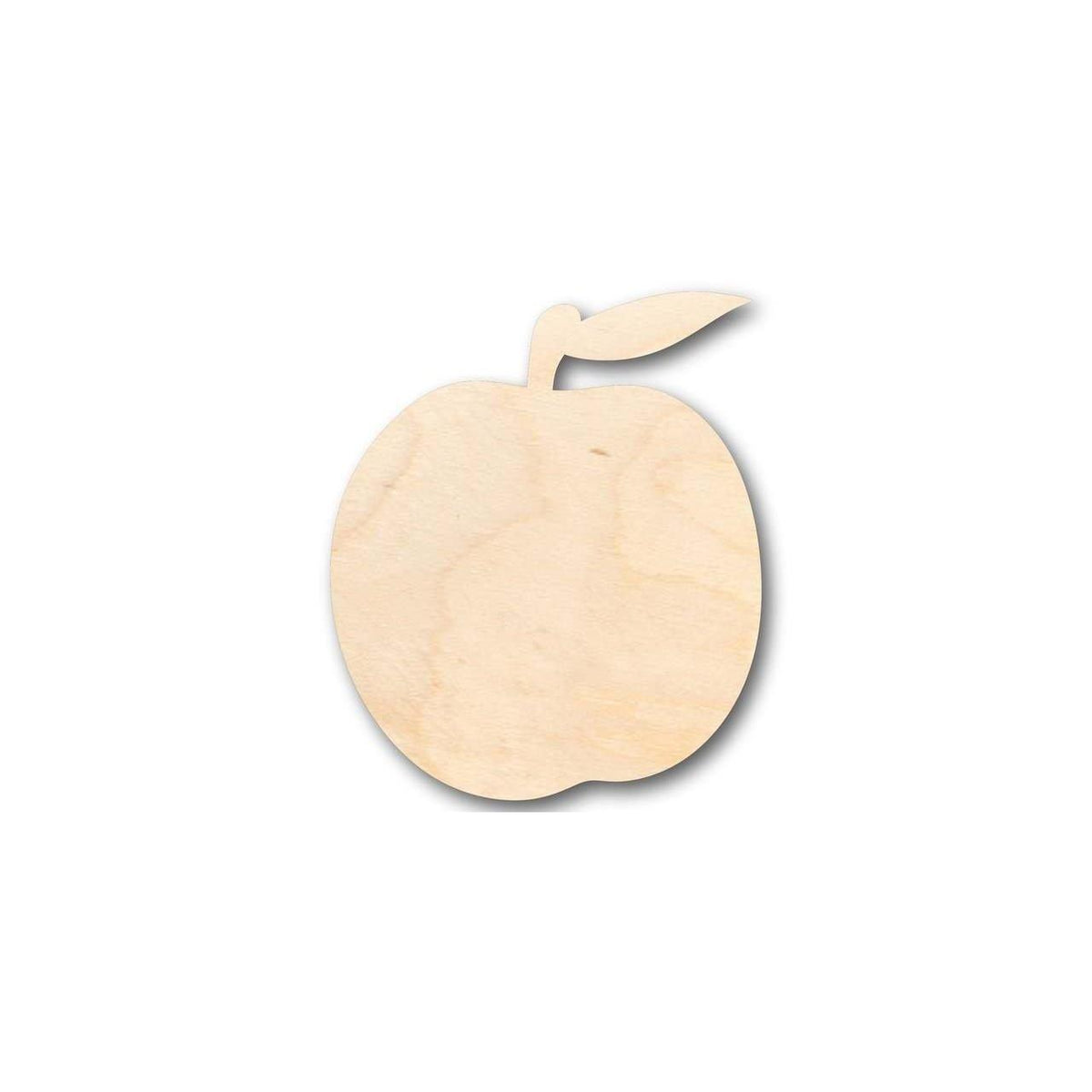 Unfinished Wood Peach Shape - Fruit - Craft - up to 46