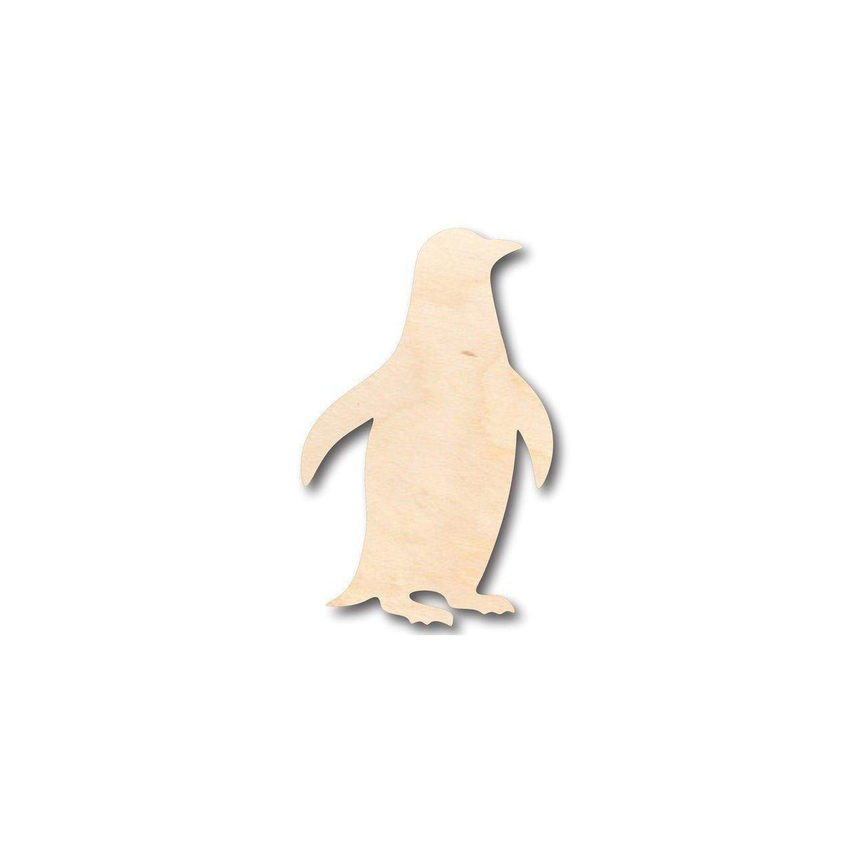 Unfinished Wood Penguin Shape - Animal - Wildlife - Craft - up to 46
