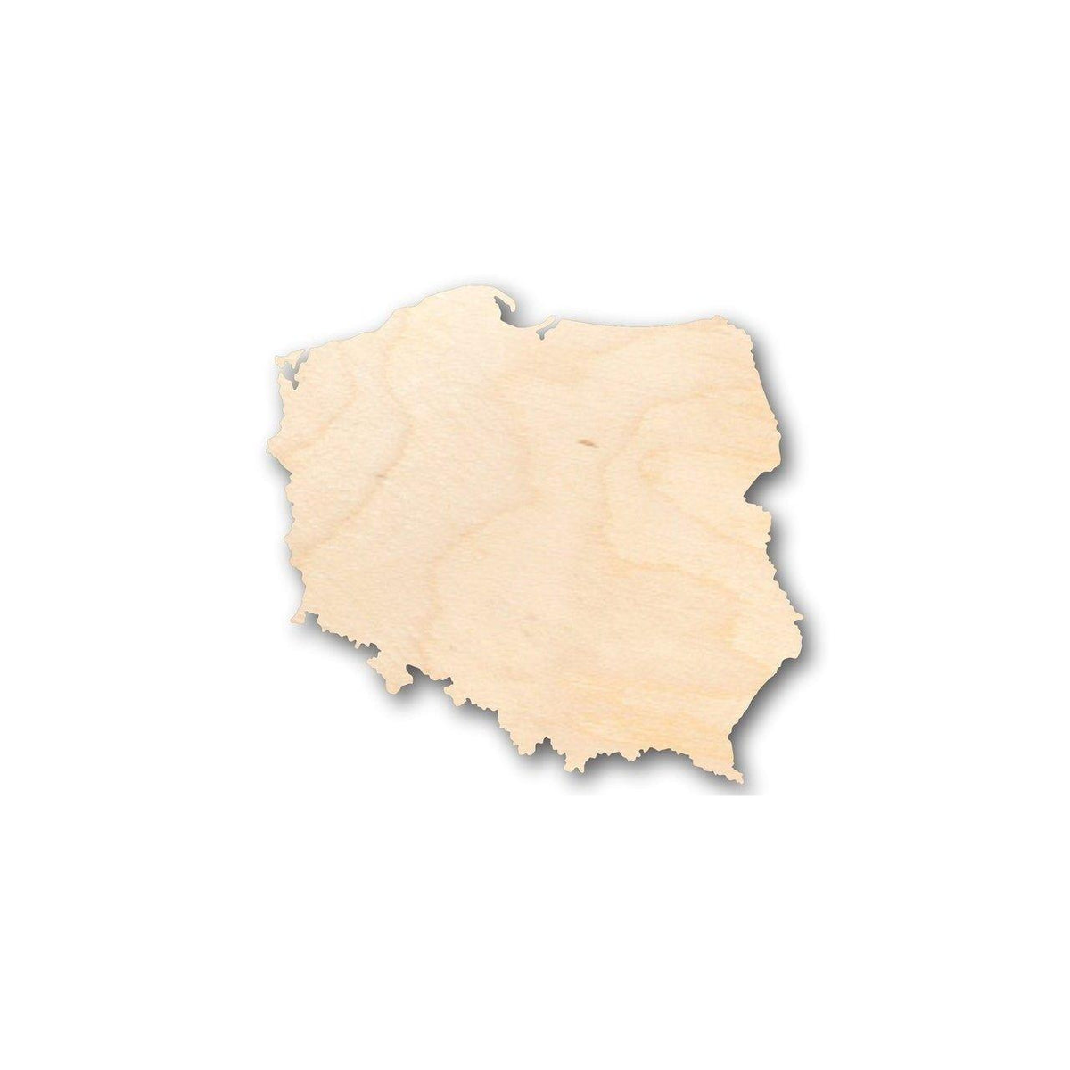 Unfinished Wood Poland Shape - Country - Craft - up to 46