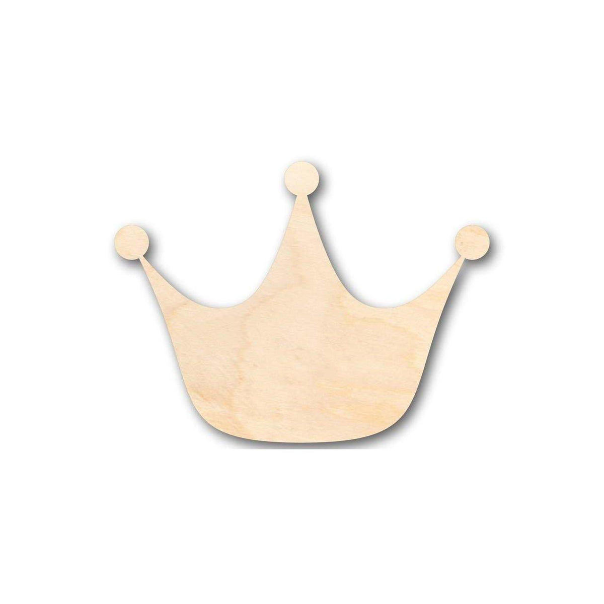 Unfinished Wood Princess Crown Shape - Royalty - Craft - up to 46