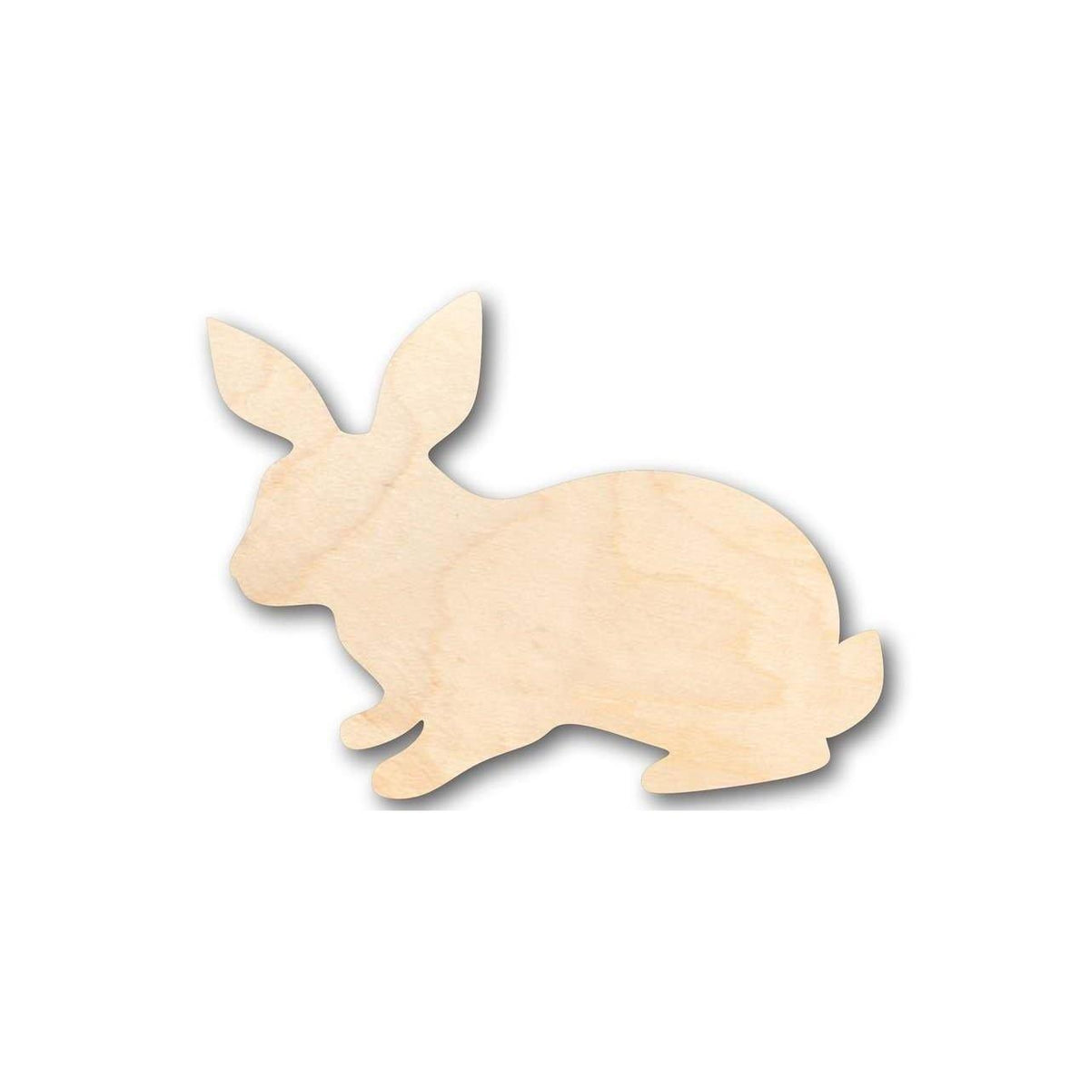 Unfinished Wood Rabbit Shape - Animal - Craft - up to 46