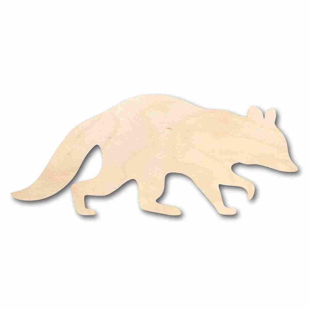 Unfinished Wood Raccoon Shape - Animal - Craft - up to 46