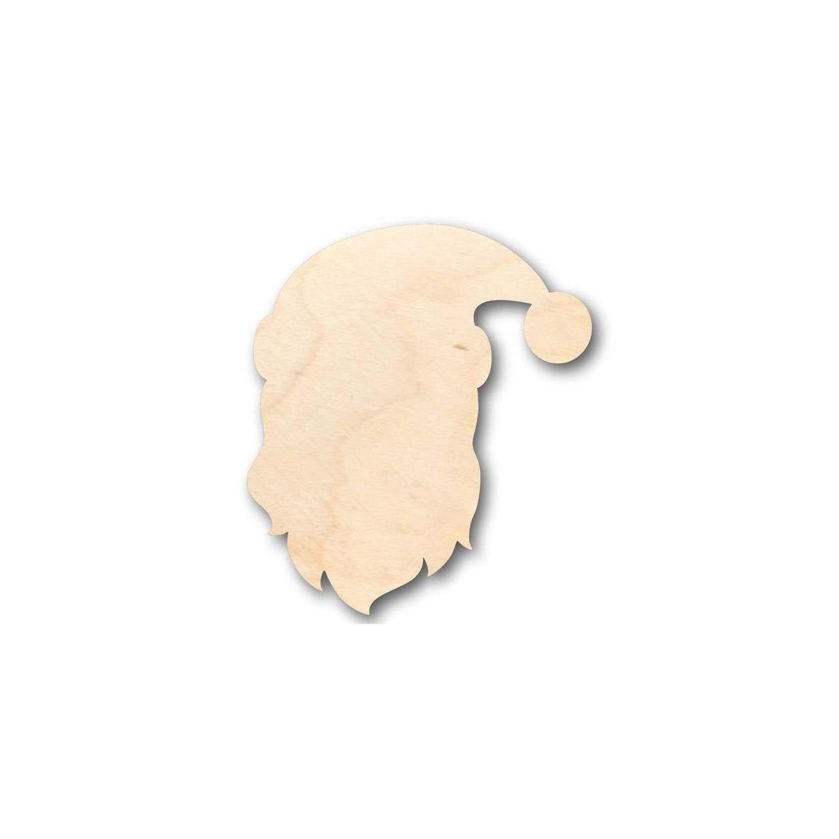 Unfinished Wood Santa Claus Head Shape - Christmas - Ornament - Craft - up to 46