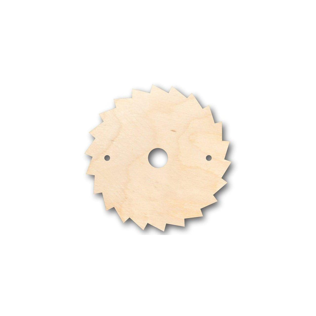 Unfinished Wood Saw Blade Shape - Construction - Tool - Craft - up to 46