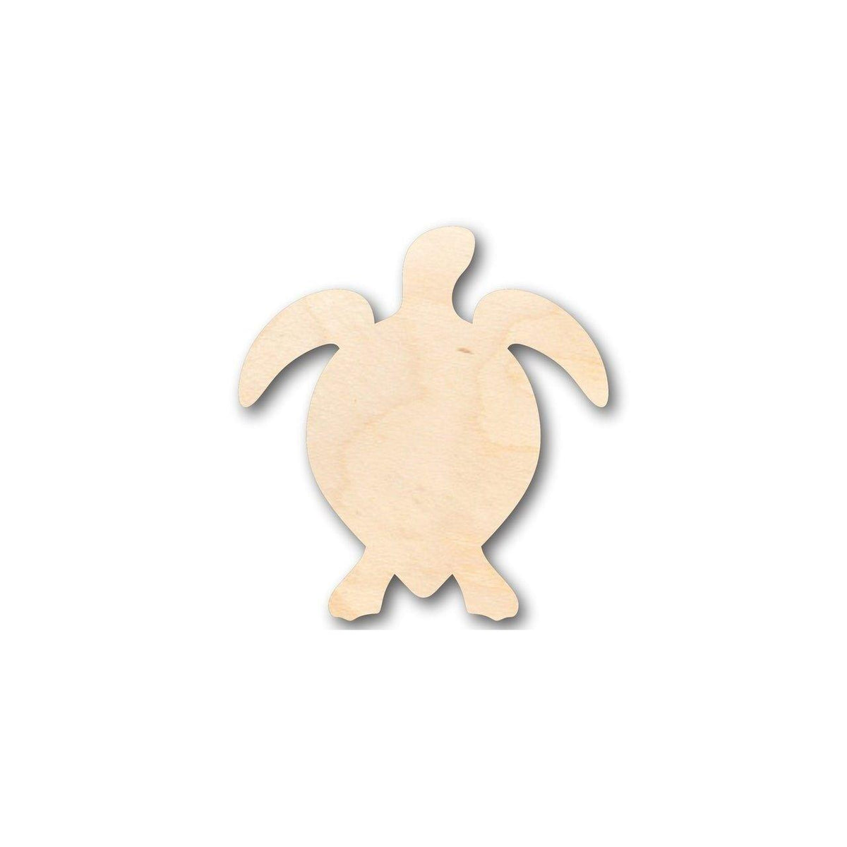 Unfinished Wood Sea Turtle Shape - Ocean - Nursery - Craft - up to 46