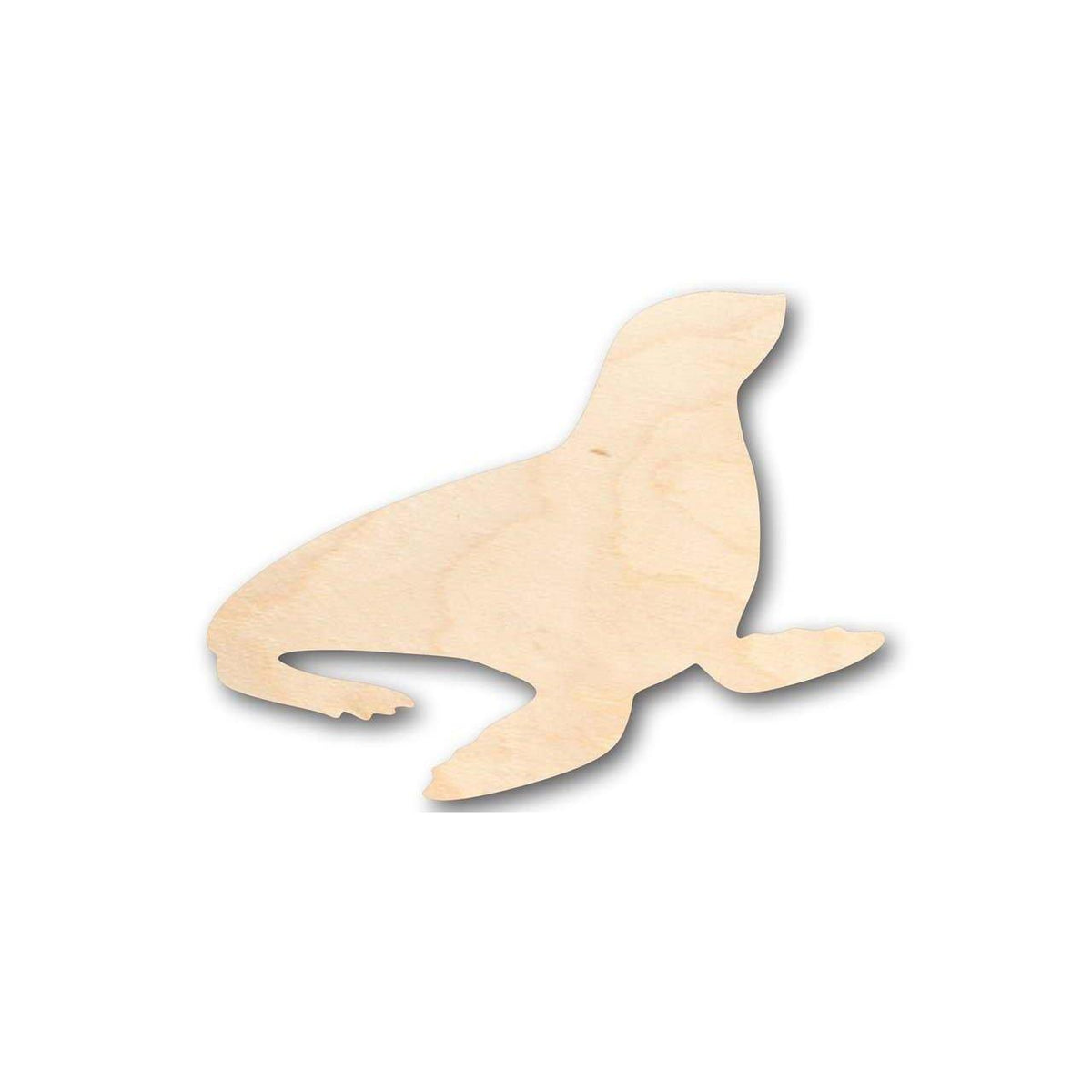Unfinished Wood Seal Shape - Ocean - Nursery - Craft - up to 46