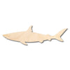 Unfinished Wood Shark Shape - Ocean - Nursery - Craft - up to 46" DIY - 3" / 1/8"