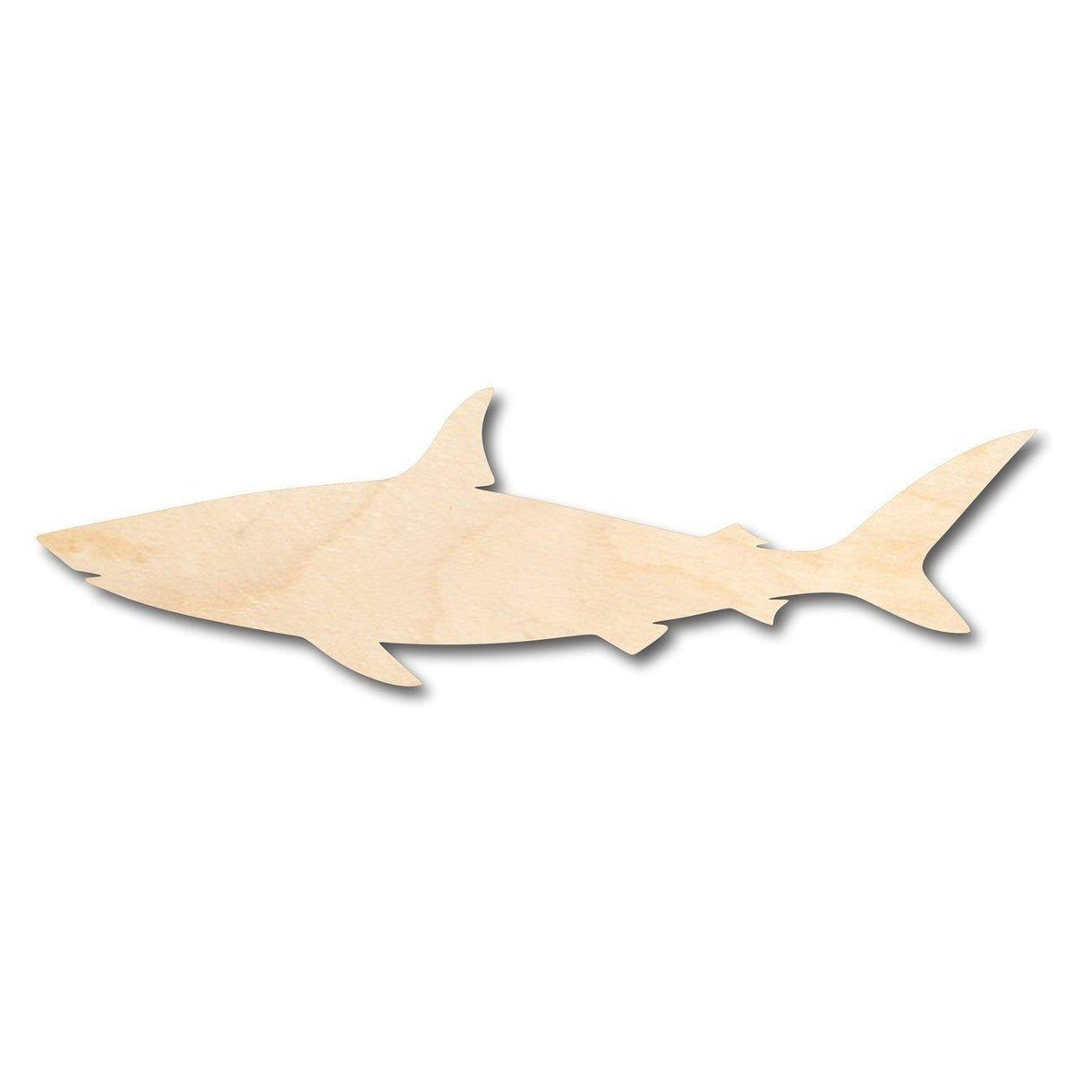 Unfinished Wood Shark Shape - Ocean - Nursery - Craft - up to 46