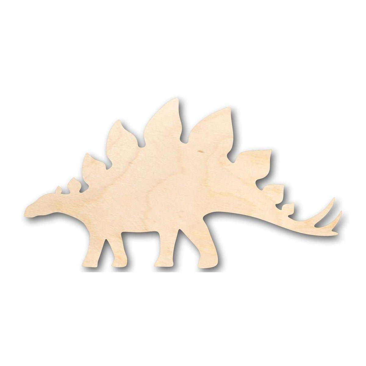 Unfinished Wood Stegosaurus Shape - Dinosaur - Craft - up to 46