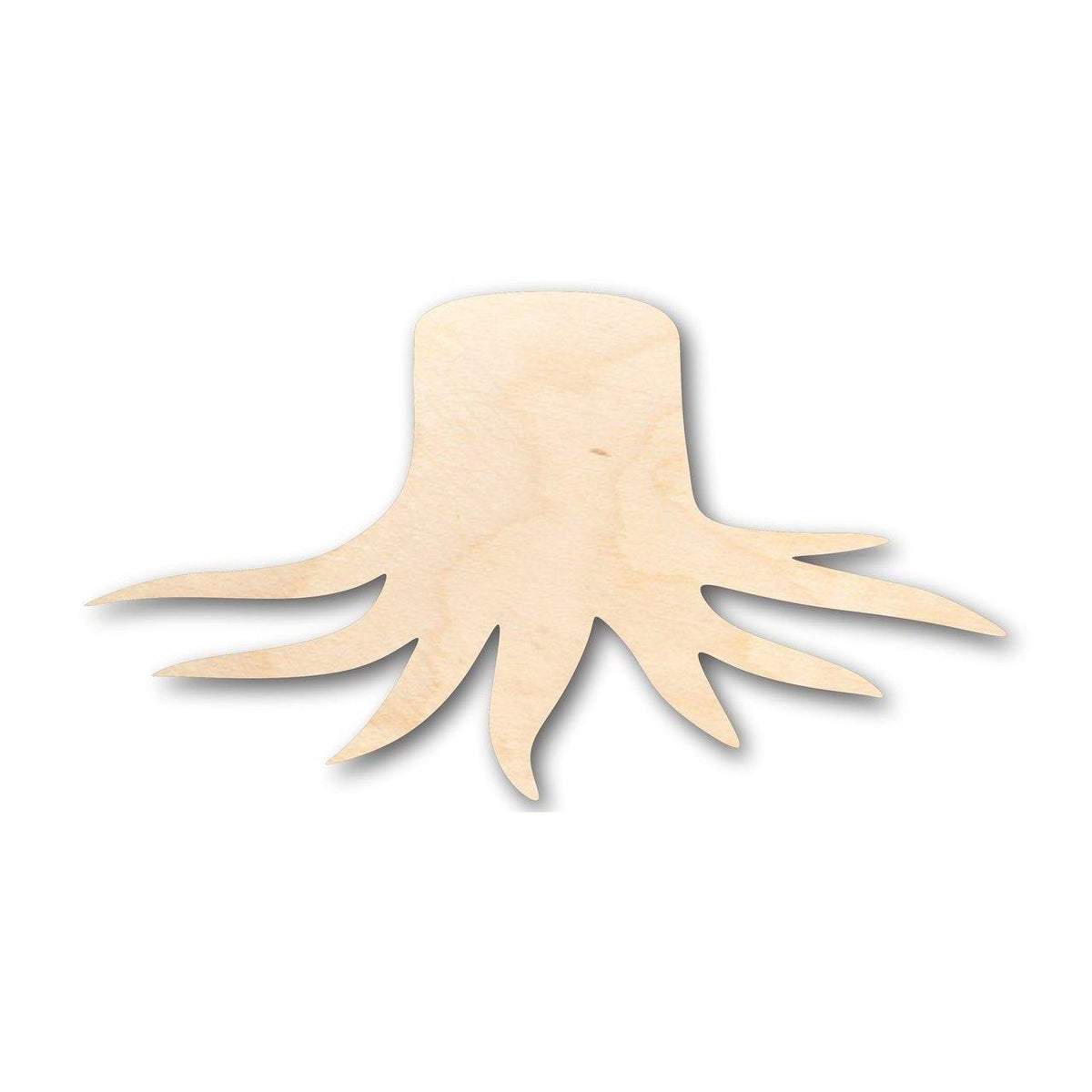 Unfinished Wood Stump Tree Shape - Craft - up to 46