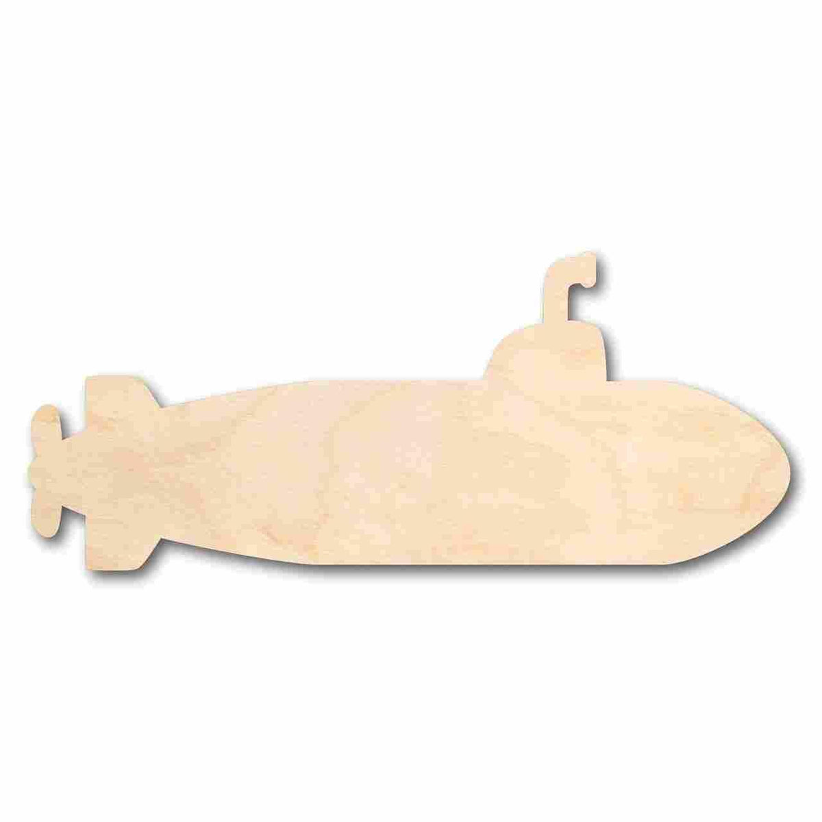 Unfinished Wood Submarine Shape - Ocean - Beach - Nursery - Craft - up to 46