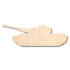 Unfinished Wood Tank Shape - Army - Marines - Military - Craft - up to 46" DIY - 3" / 1/8"